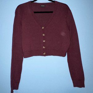 Wild Fable Burgundy Cardigan